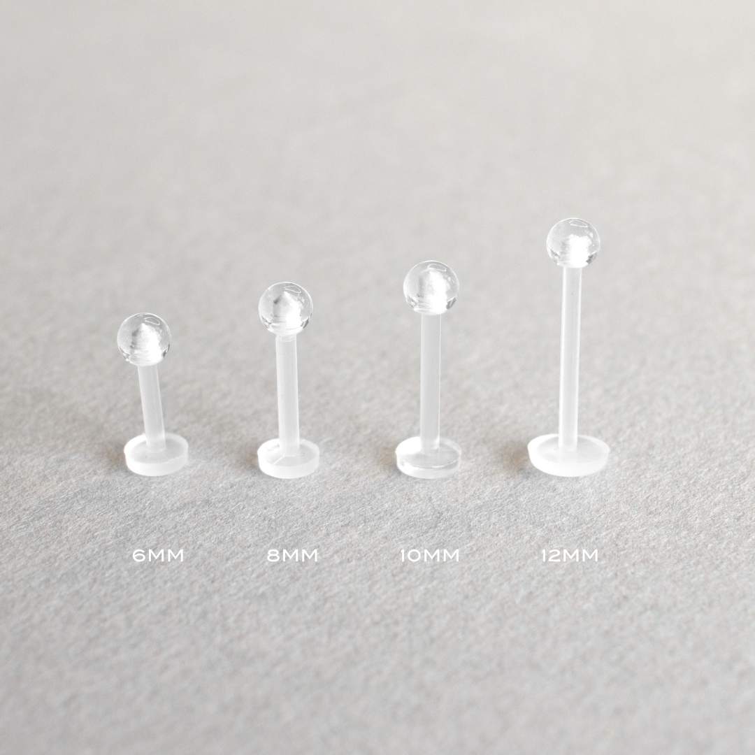 Clear Jelly Labret Retainer
