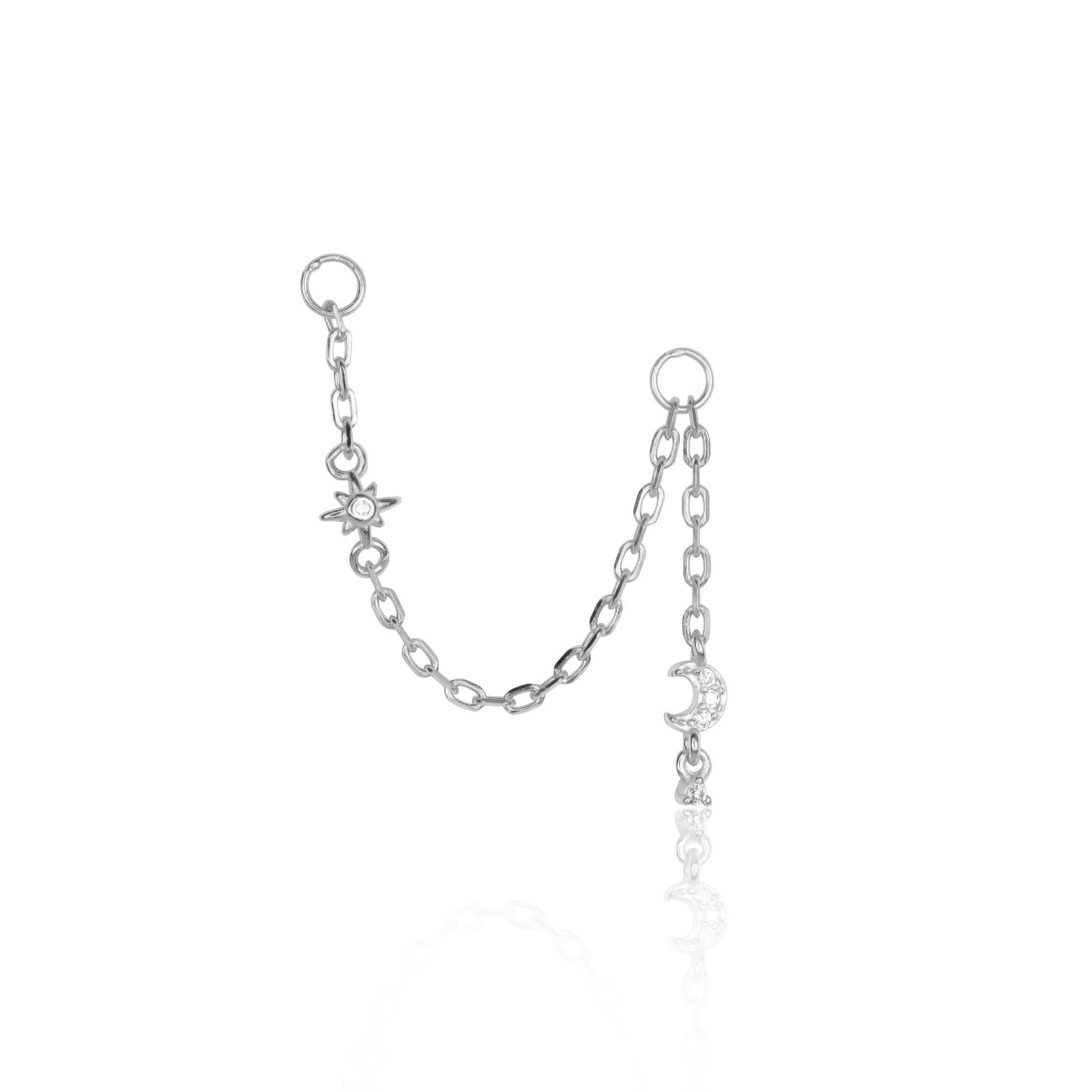 ECLIPSE Star & Moon Chain Charm