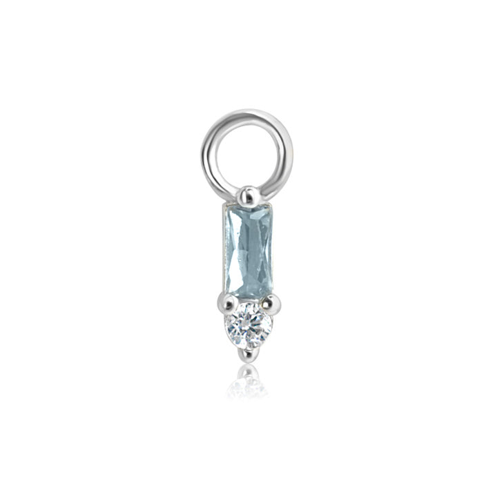 ESSENCE Stacked Baguette Crystal Charm
