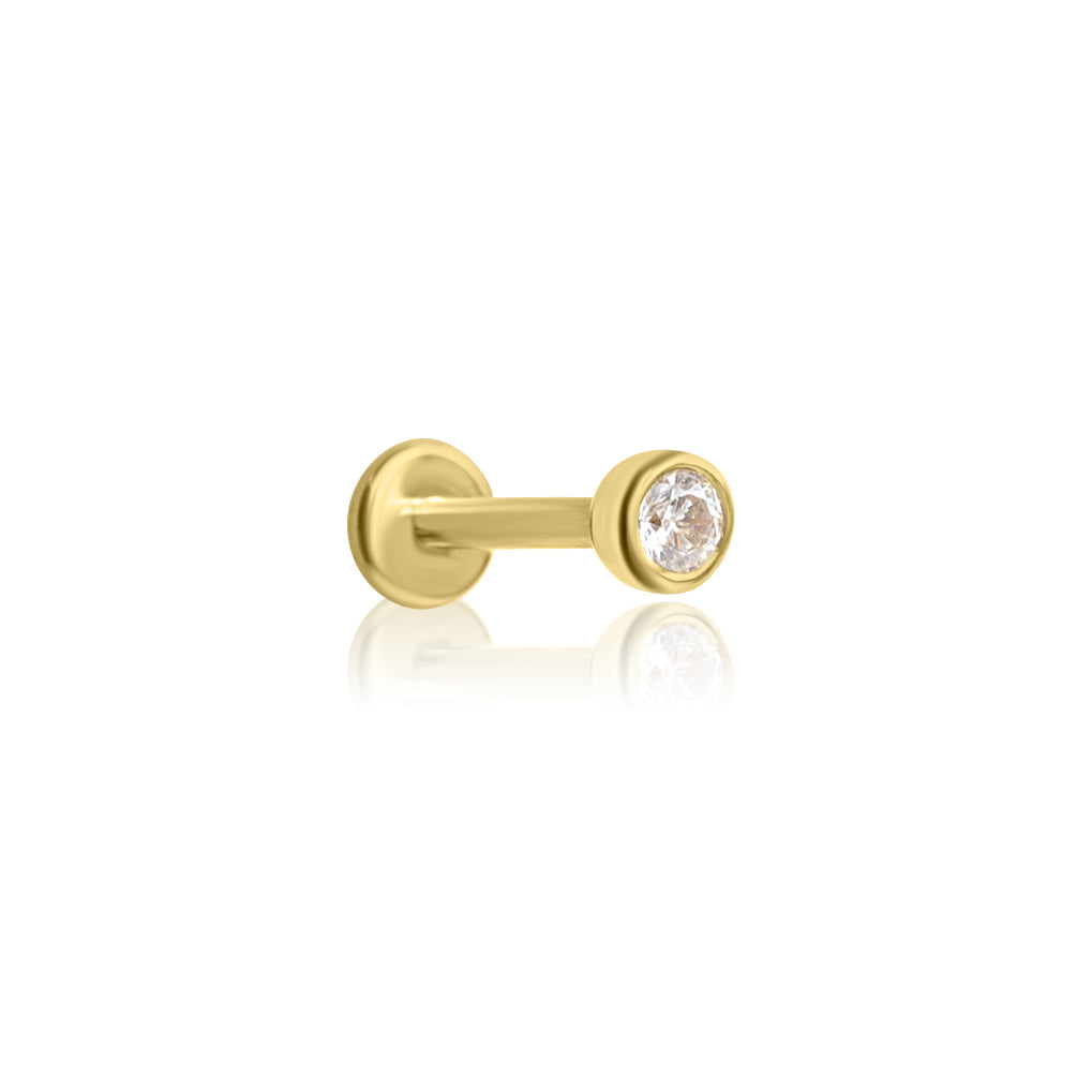 Baby Bezel Crystal Cartilage Stud