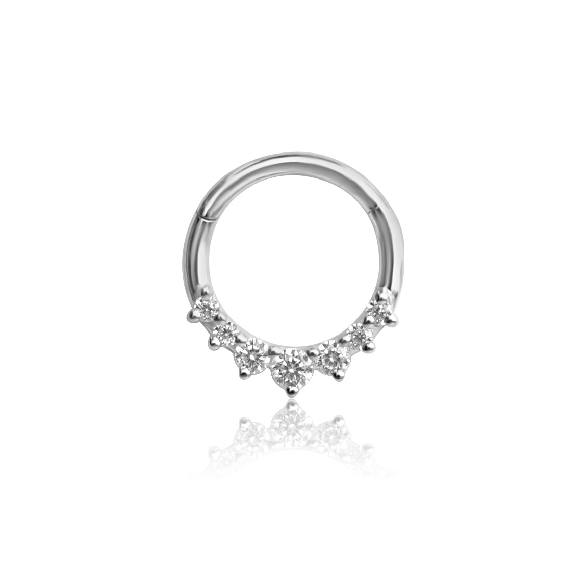 CHLUXE • AMAYA Daith Hoop 14K White Gold - Limited Edition