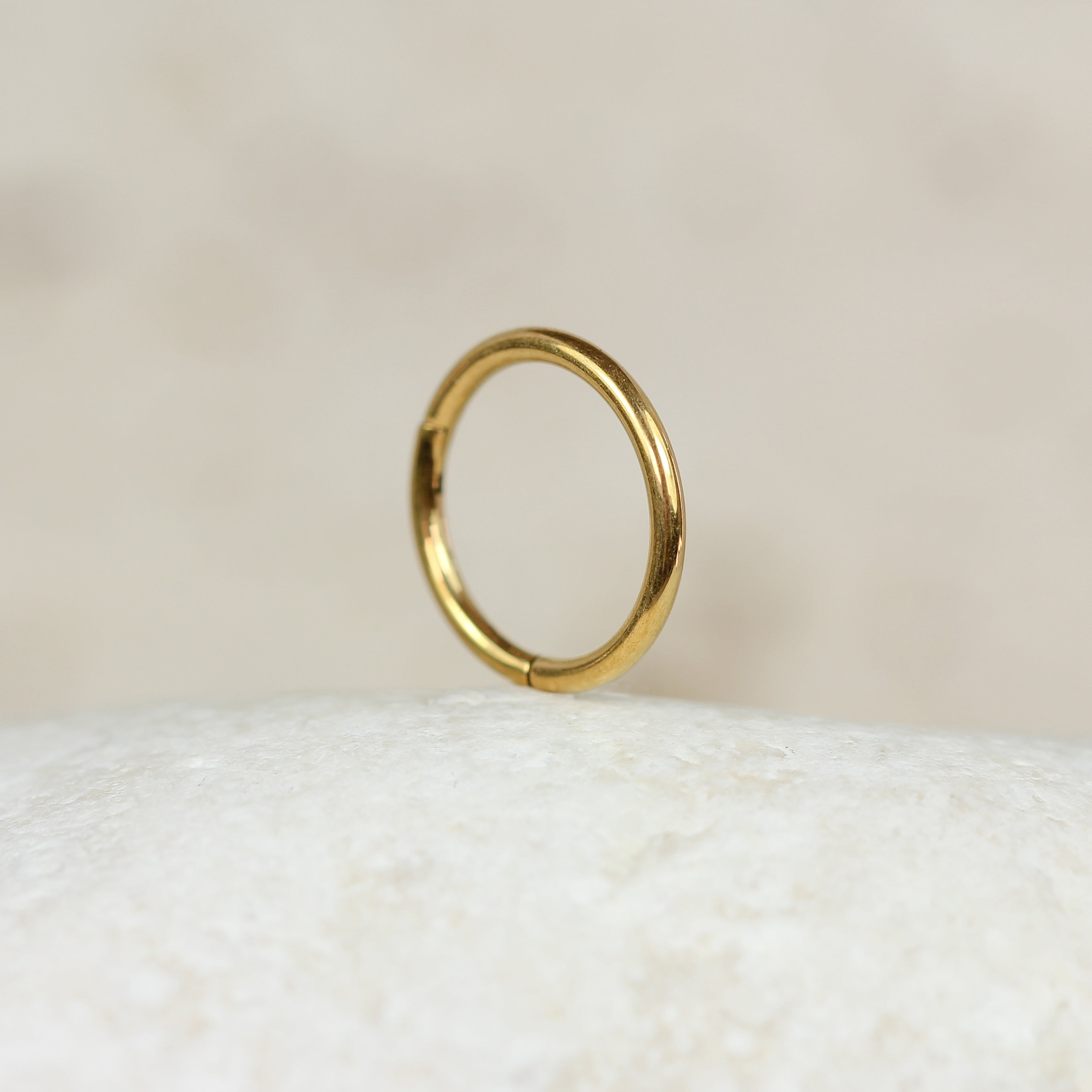 18g Titanium Ear Cartilage Piercing Hoop | Hypoallergenic & Waterproof