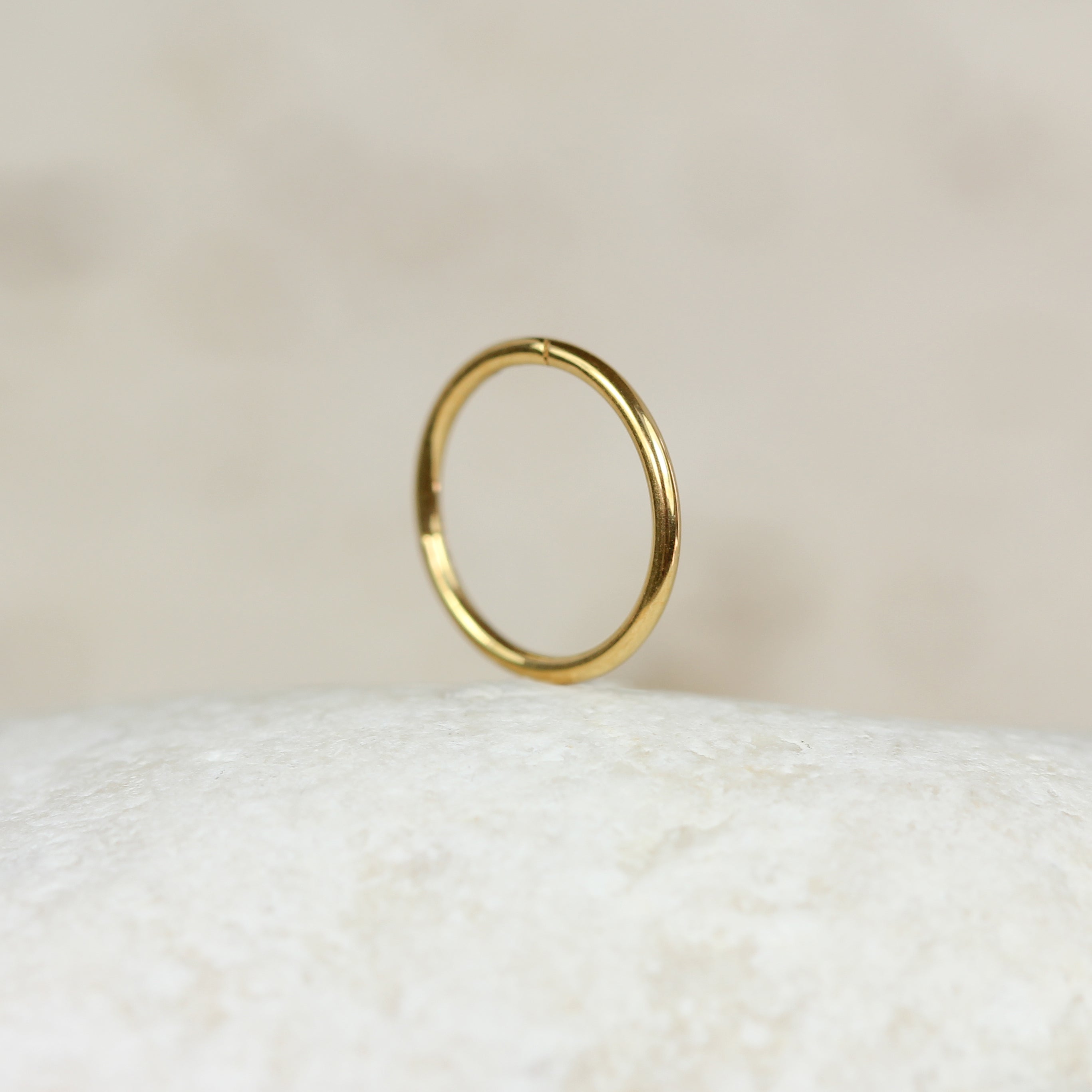 20g Titanium Ear Cartilage Piercing Hoop | Thin Sleeper Earring | Hypoallergenic