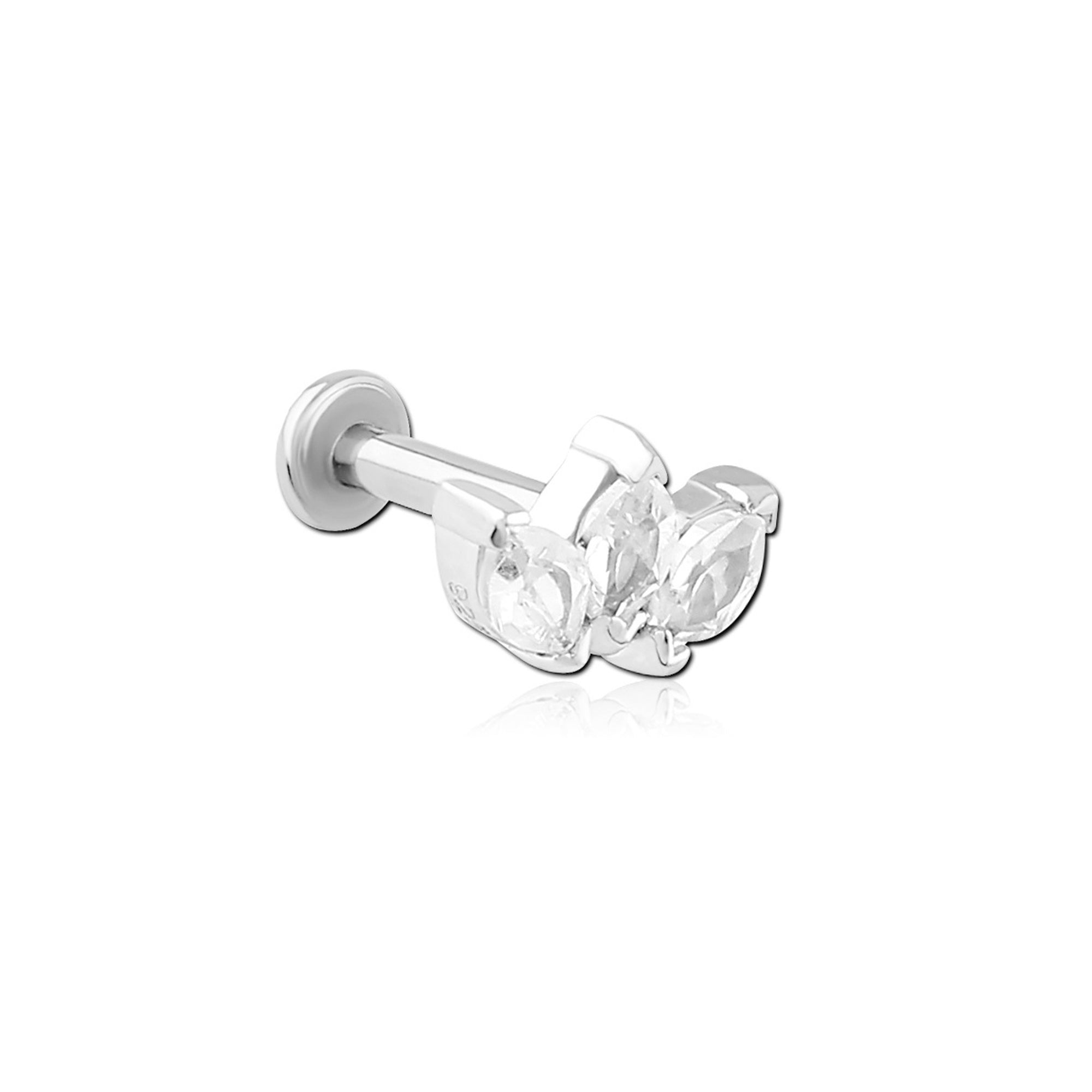 LOTUS Marquise Cartilage Stud