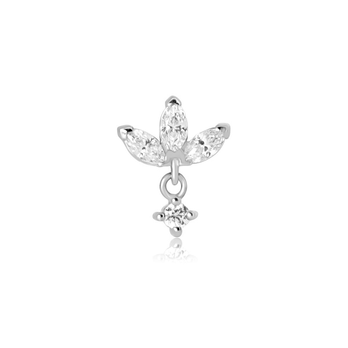 Goujon de cartilage goutte Lotus Marquise