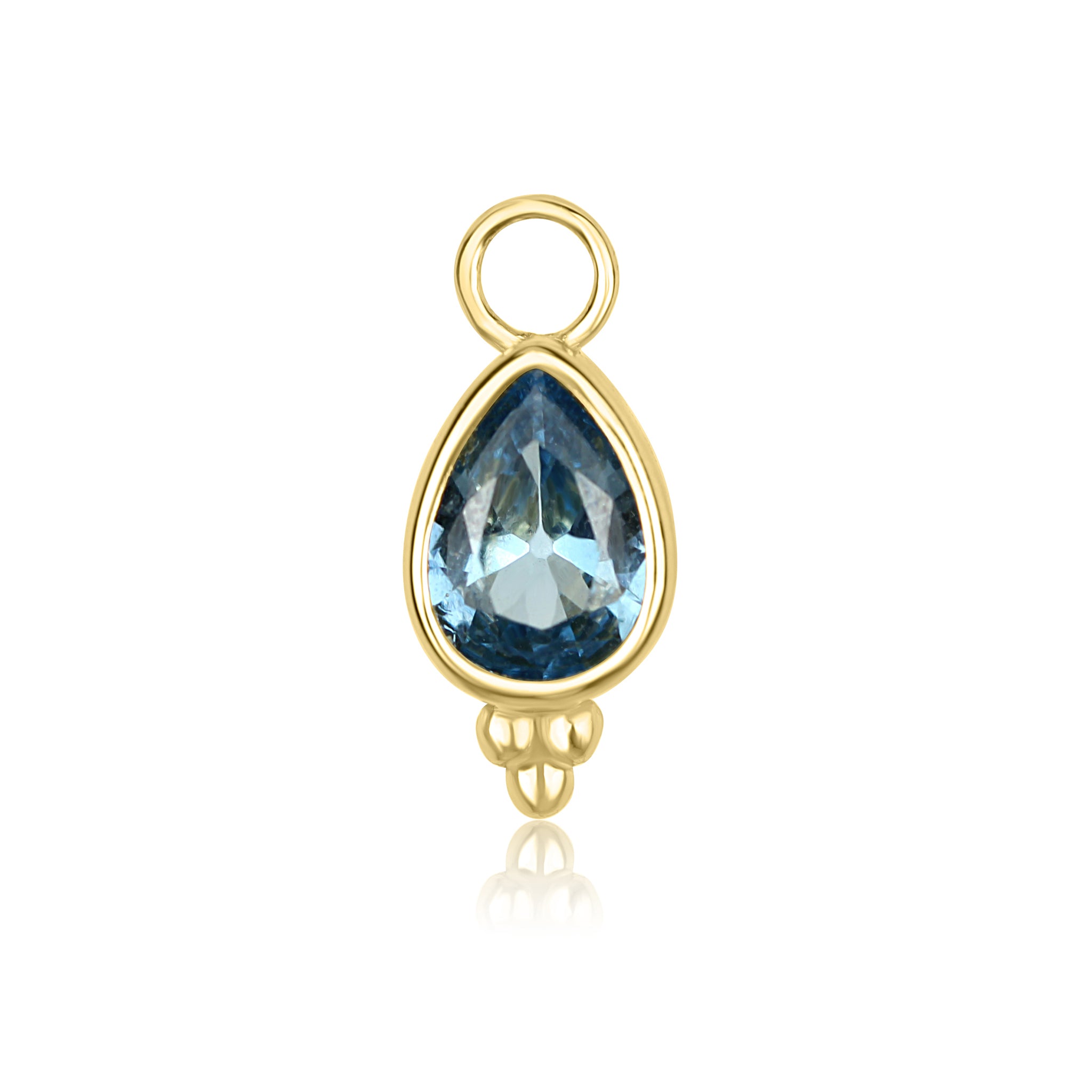 LUNAIRE Blue Topaz Charm