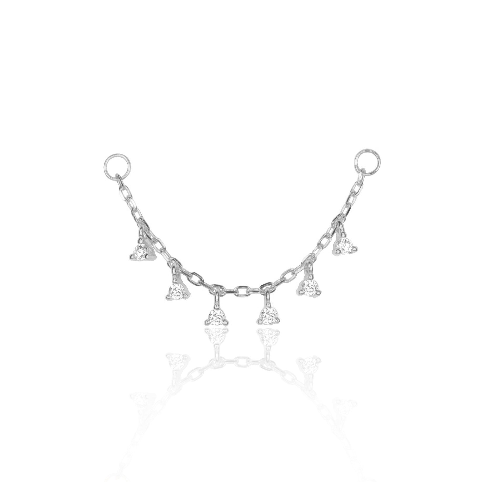 Waterfall Droplet Chain Charm