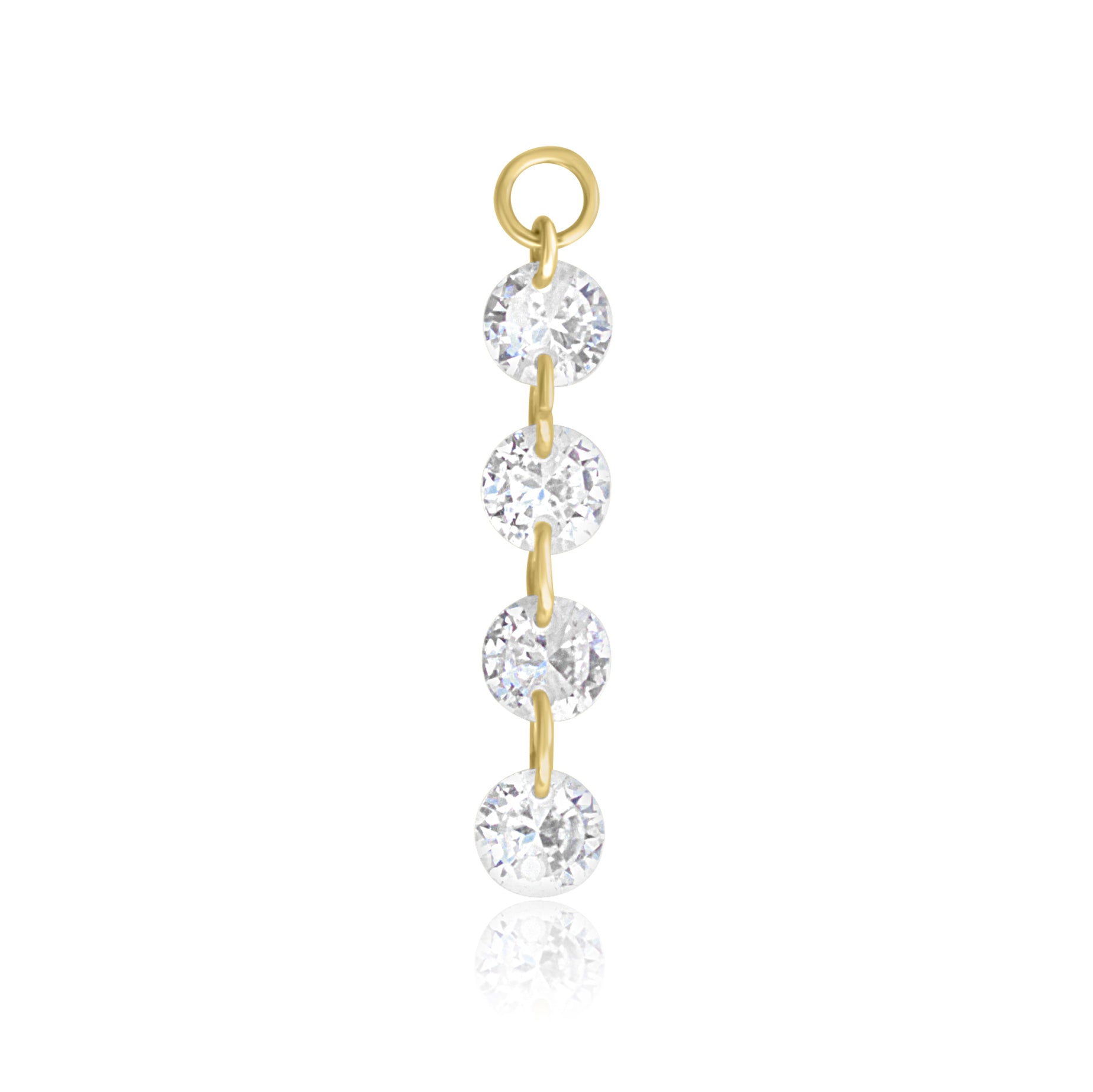 ALLURE Cascading Crystal Earring Charm