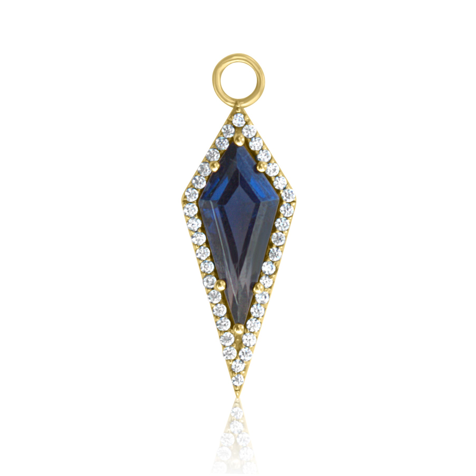 AURA Sapphire Pavé Kite Charm