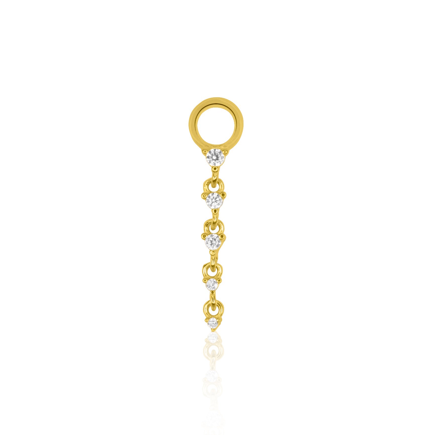 Crystal Dangle Earring Charm | Single Charm