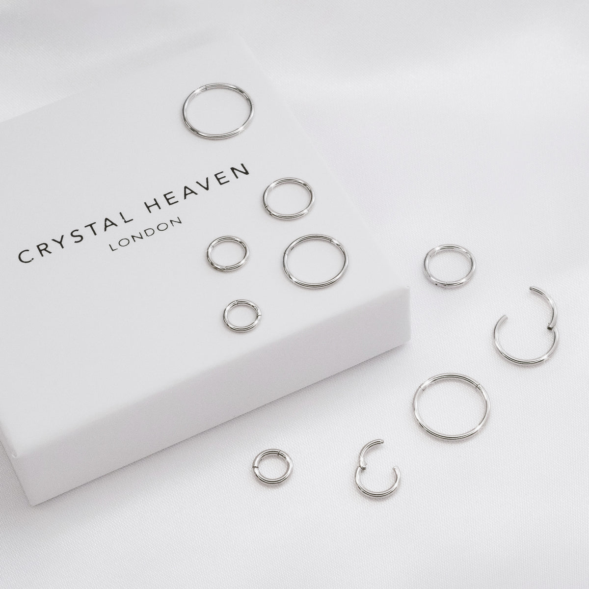16g Titanium Ear Cartilage Piercing Hoop | Hypoallergenic & Waterproof