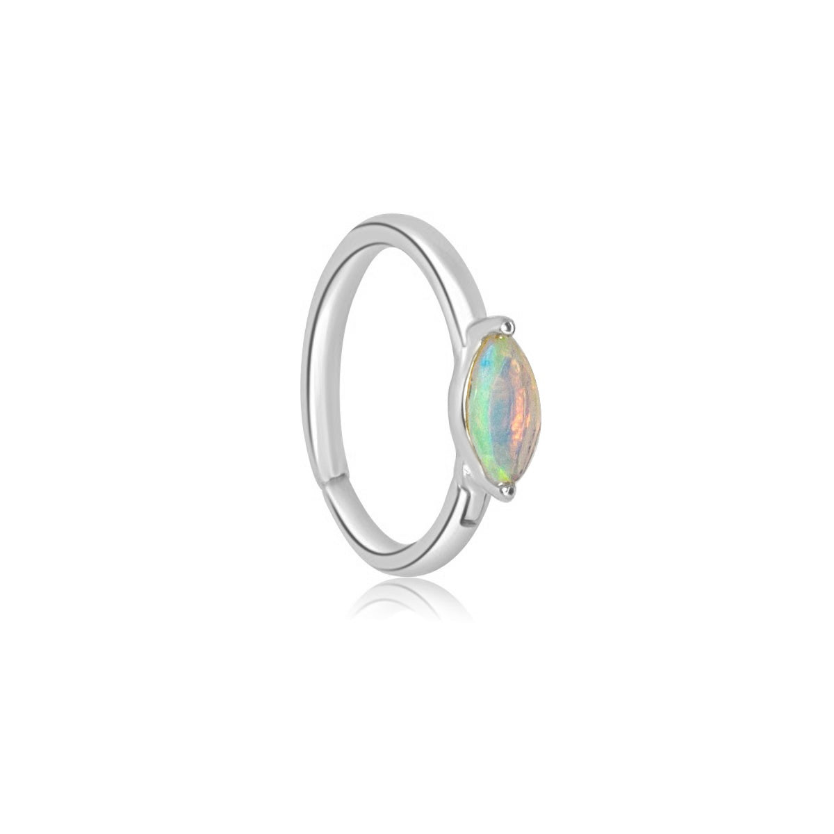 Opal hot sale conch ring