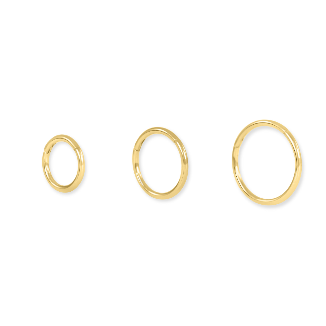 Seamless Cartilage Hoop Stacking Set | 6mm 8mm 10mm | Implant Grade
