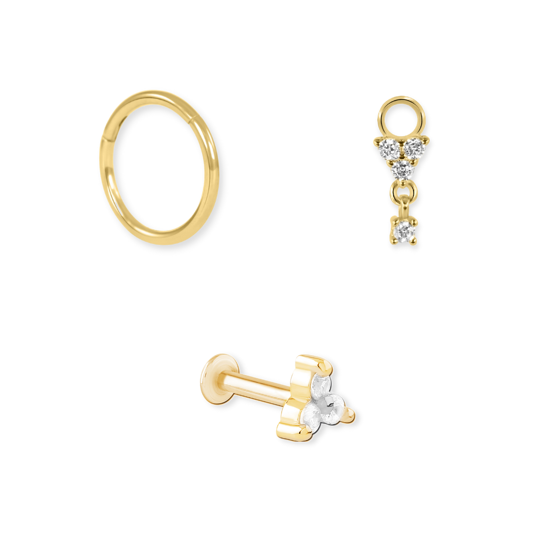 Trinity Piercing Stacking Set