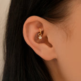 Mini Star Charm Hoops main image 1