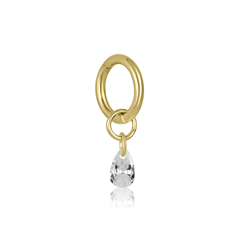 Tiny Teardrop Cartilage Hoop