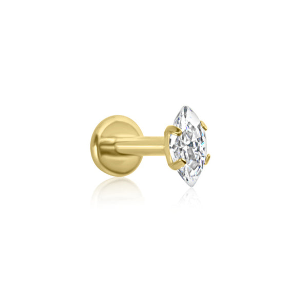 BELLA Marquise Solitaire Cartilage Stud