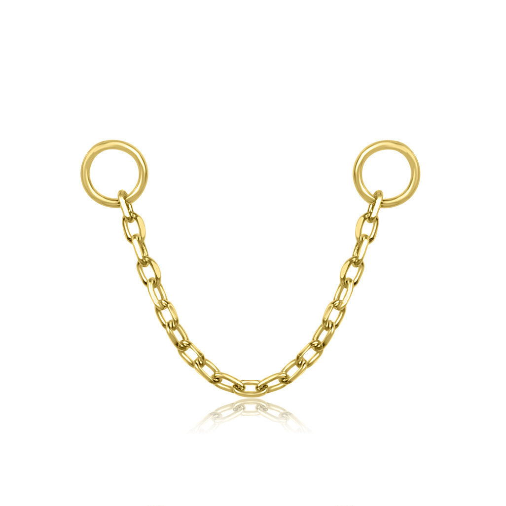 Classic Earring Chain Connector Charm Sterling Silver