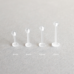 Clear Jelly Labret Retainer