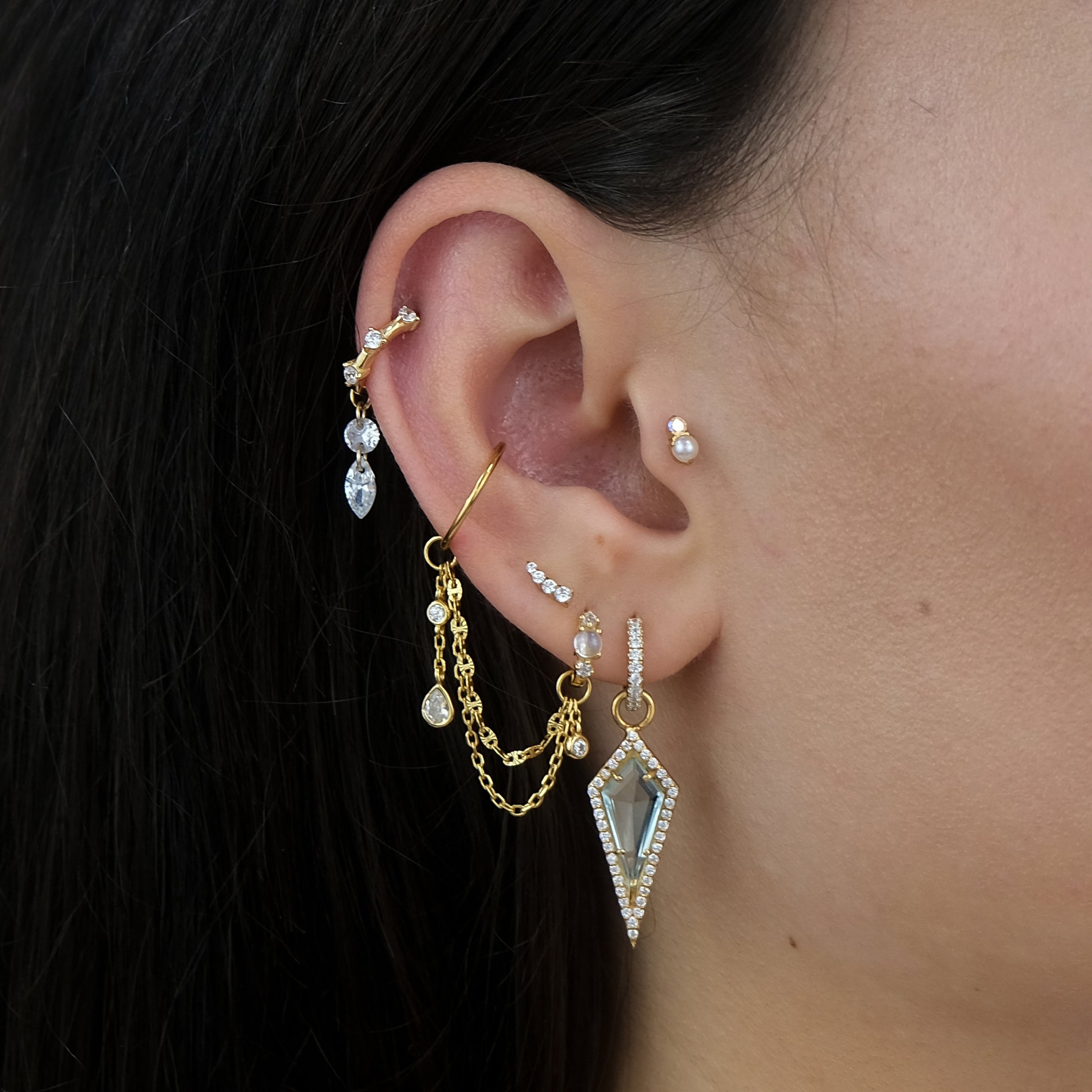 PEGASUS Curved Cartilage Stud