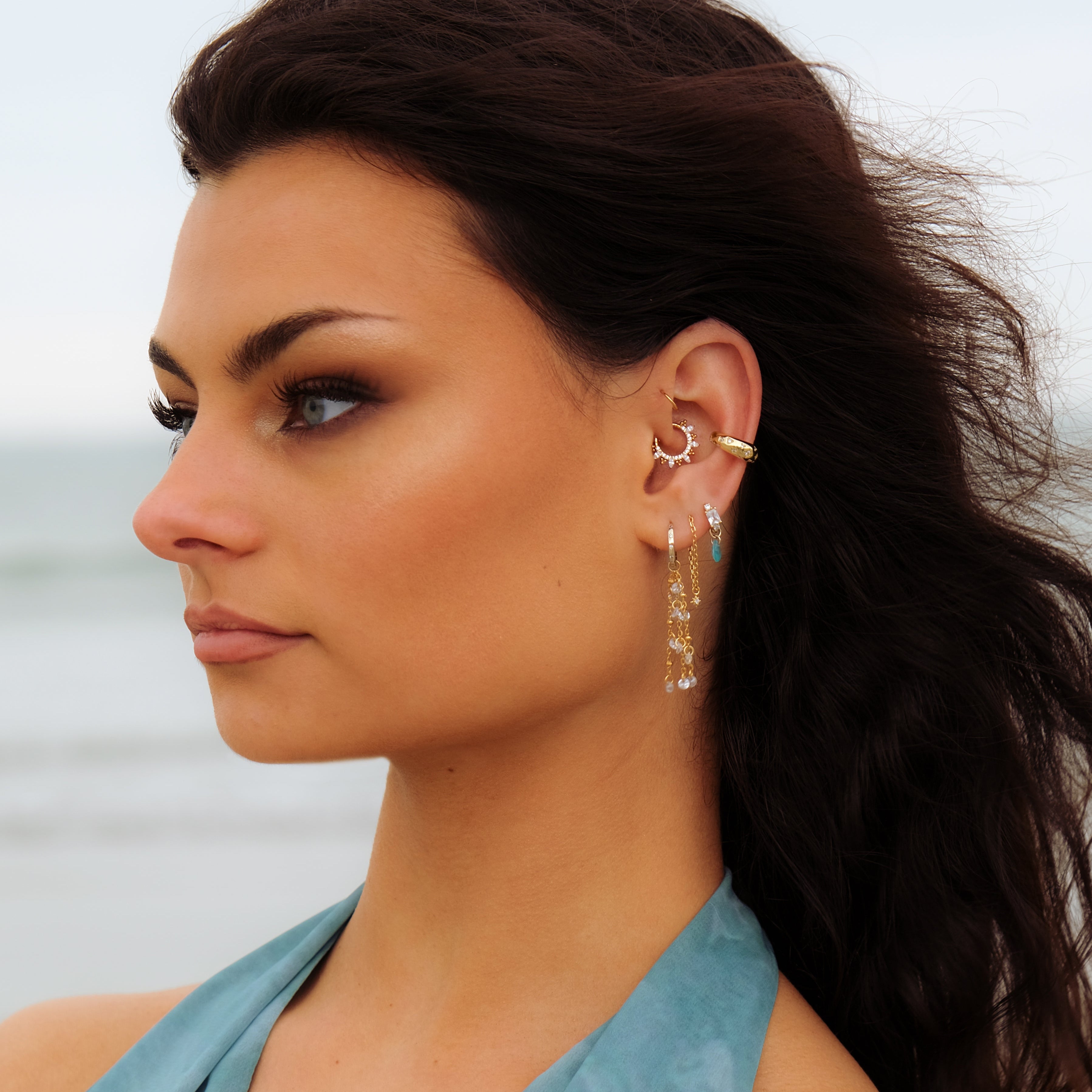 SOLEIA Bold Starburst Ear Cuff