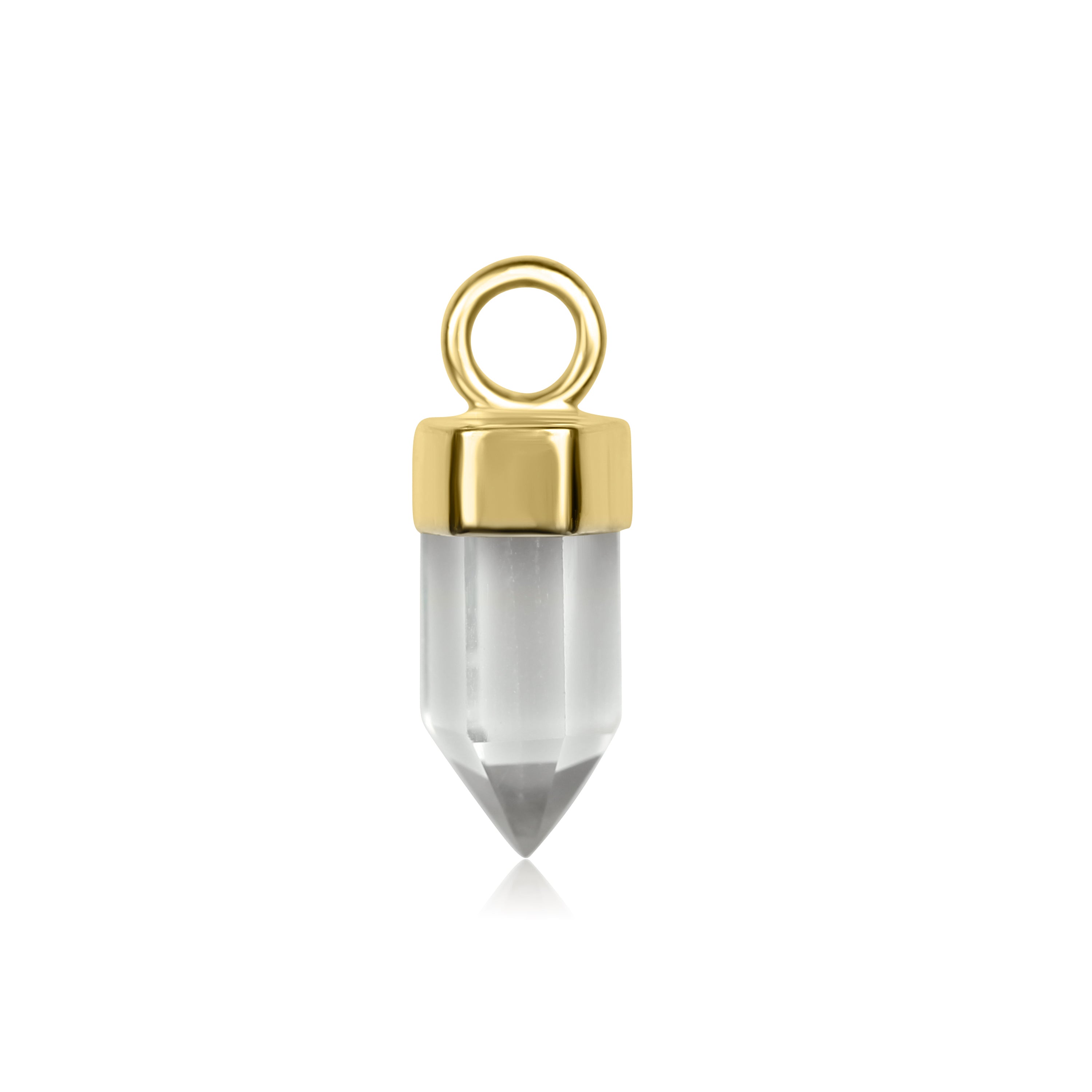 ELYSIA Clear Quartz Point Charm