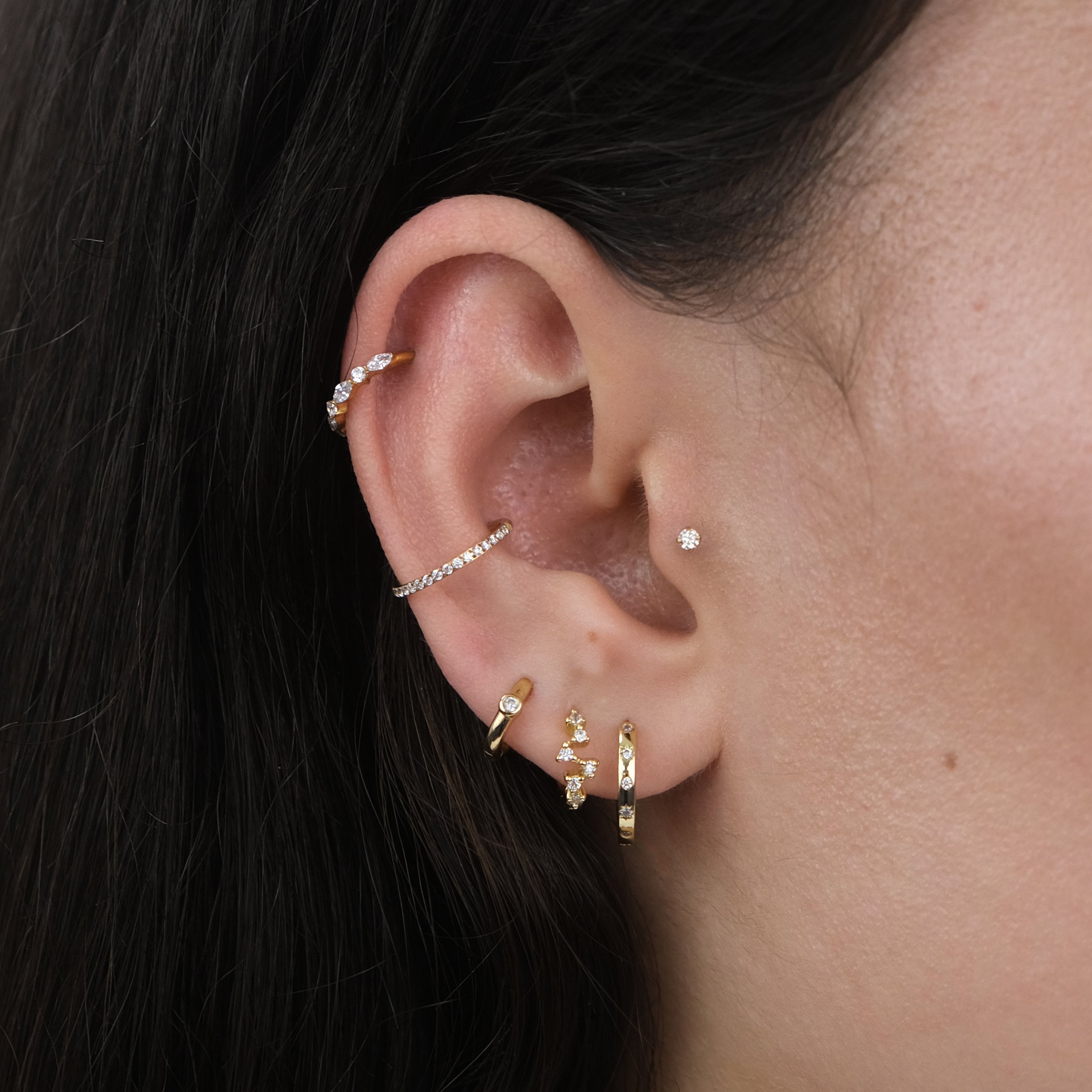 ESTELLA Constellation Huggie Hoop