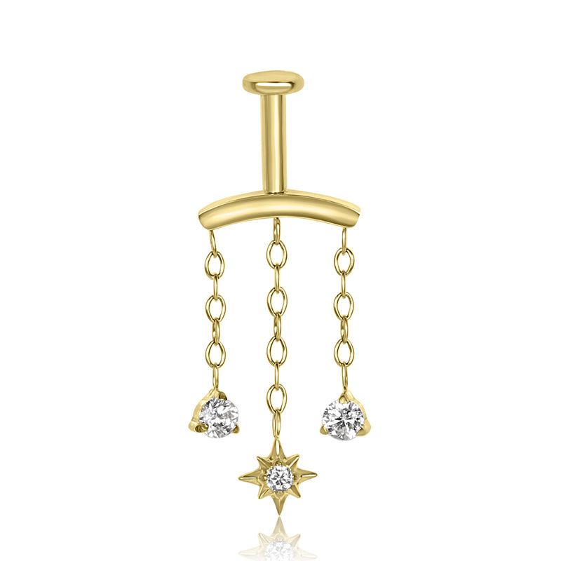 SOLEIA Vertical Helix Cartilage Stud