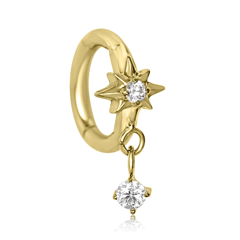 SOLEIA Droplet Rook Hoop