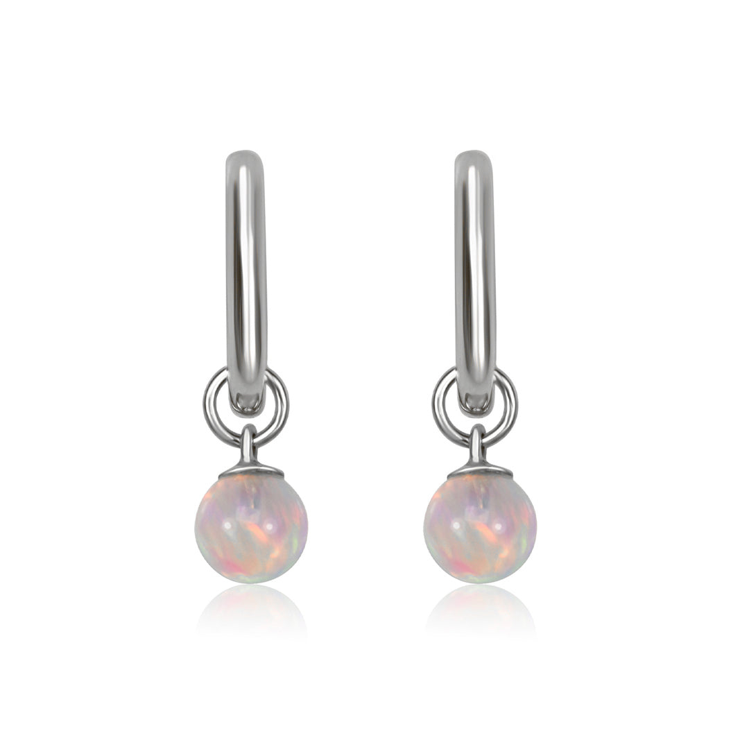 NYSSA Jelly Opal Huggie Hoops