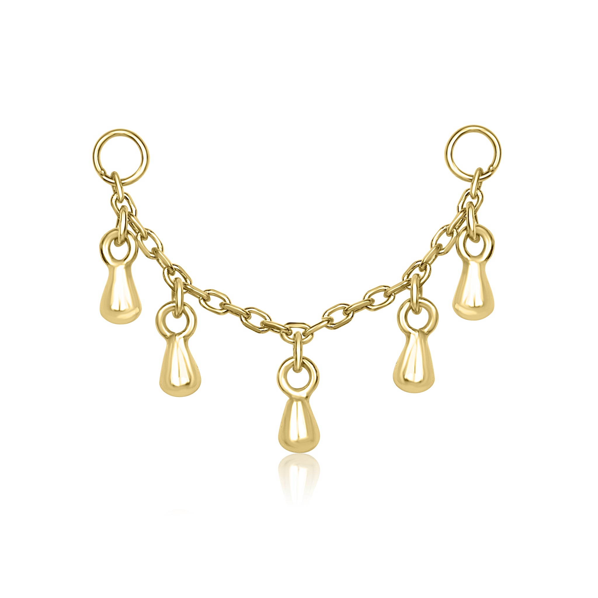 INDRA Droplet Earring Chain