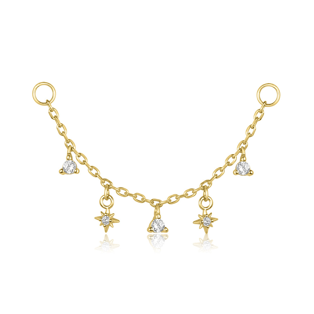 SOLEIA Starburst Chain Charm