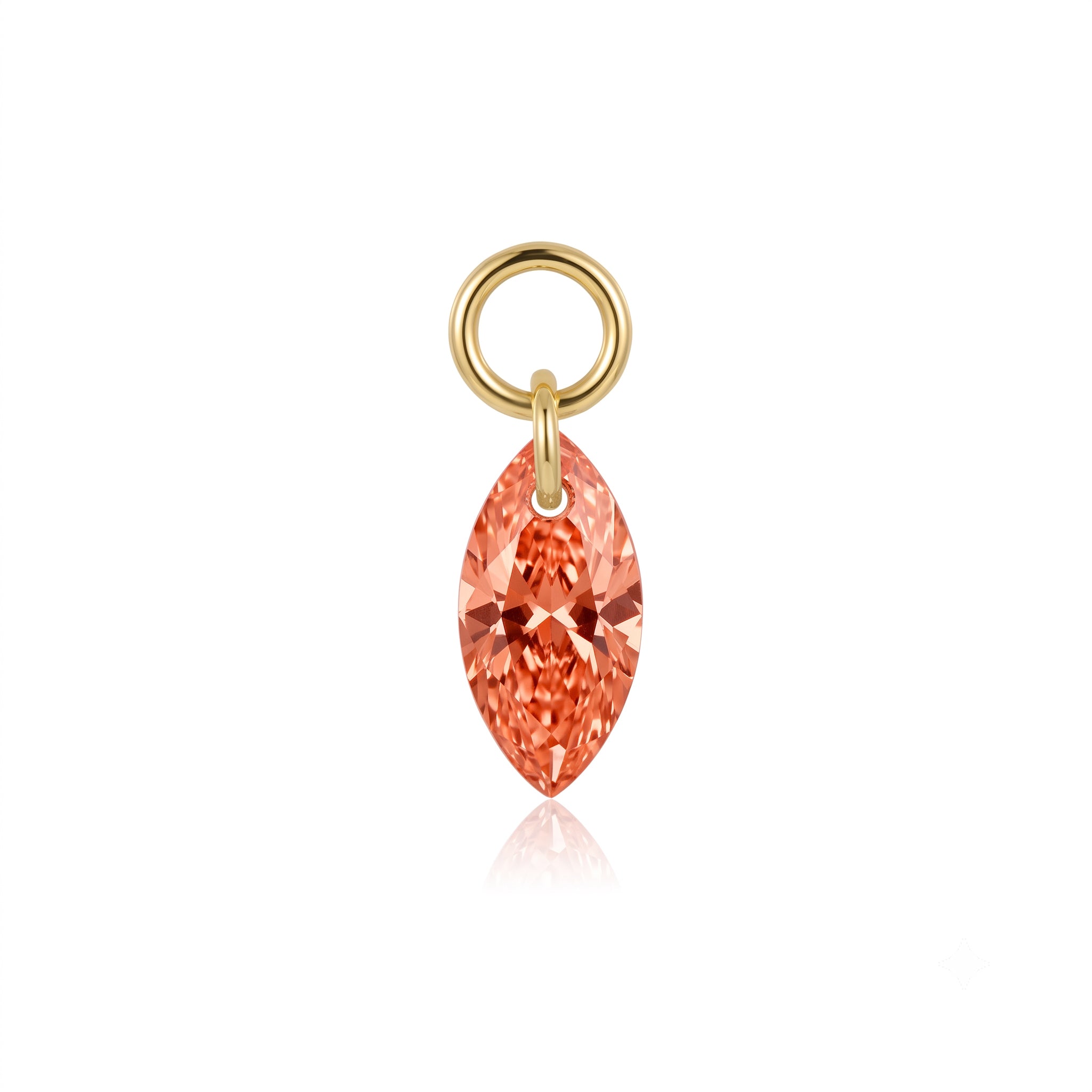 SUNSET Marquise Charm - Papaya