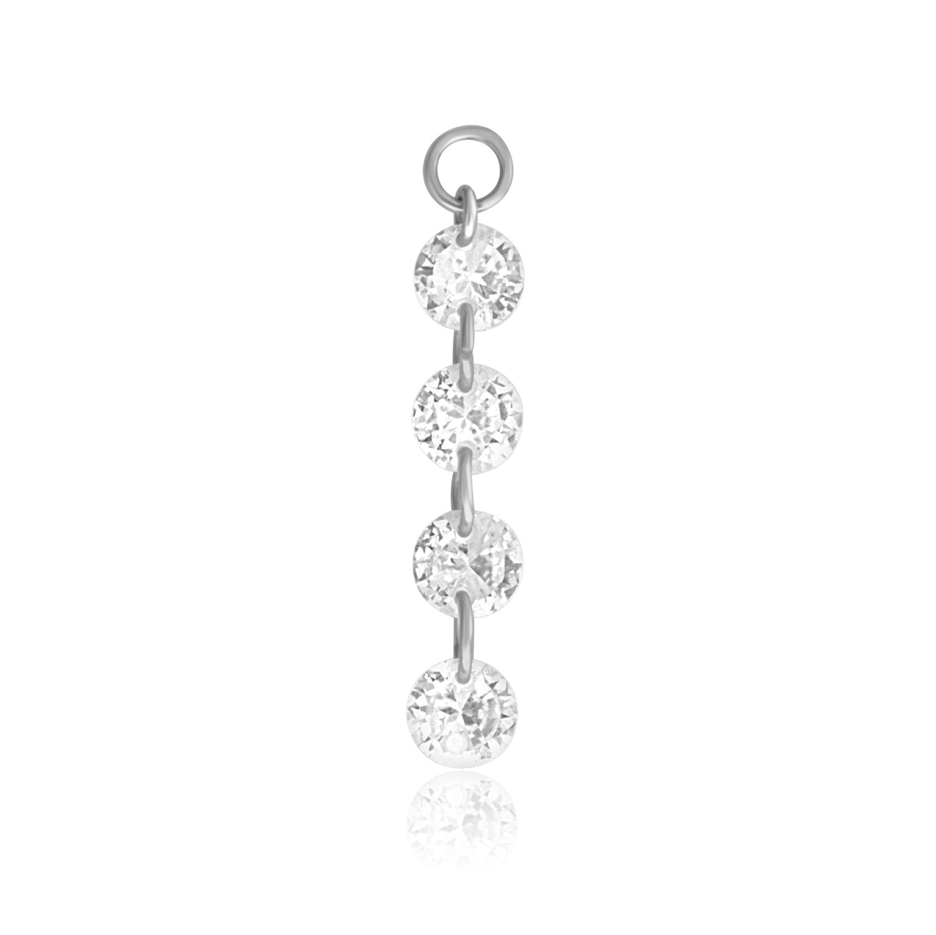 ALLURE Cascading Crystal Earring Charm