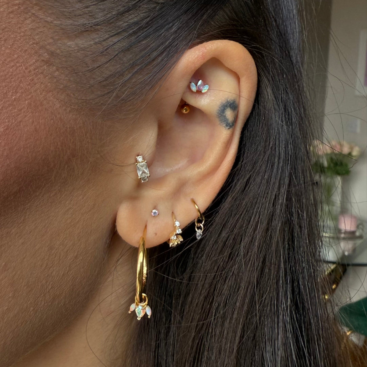 Pretty Rook Earring Rook Piercing Jewellery | Rook Earrings | Stylish Designs