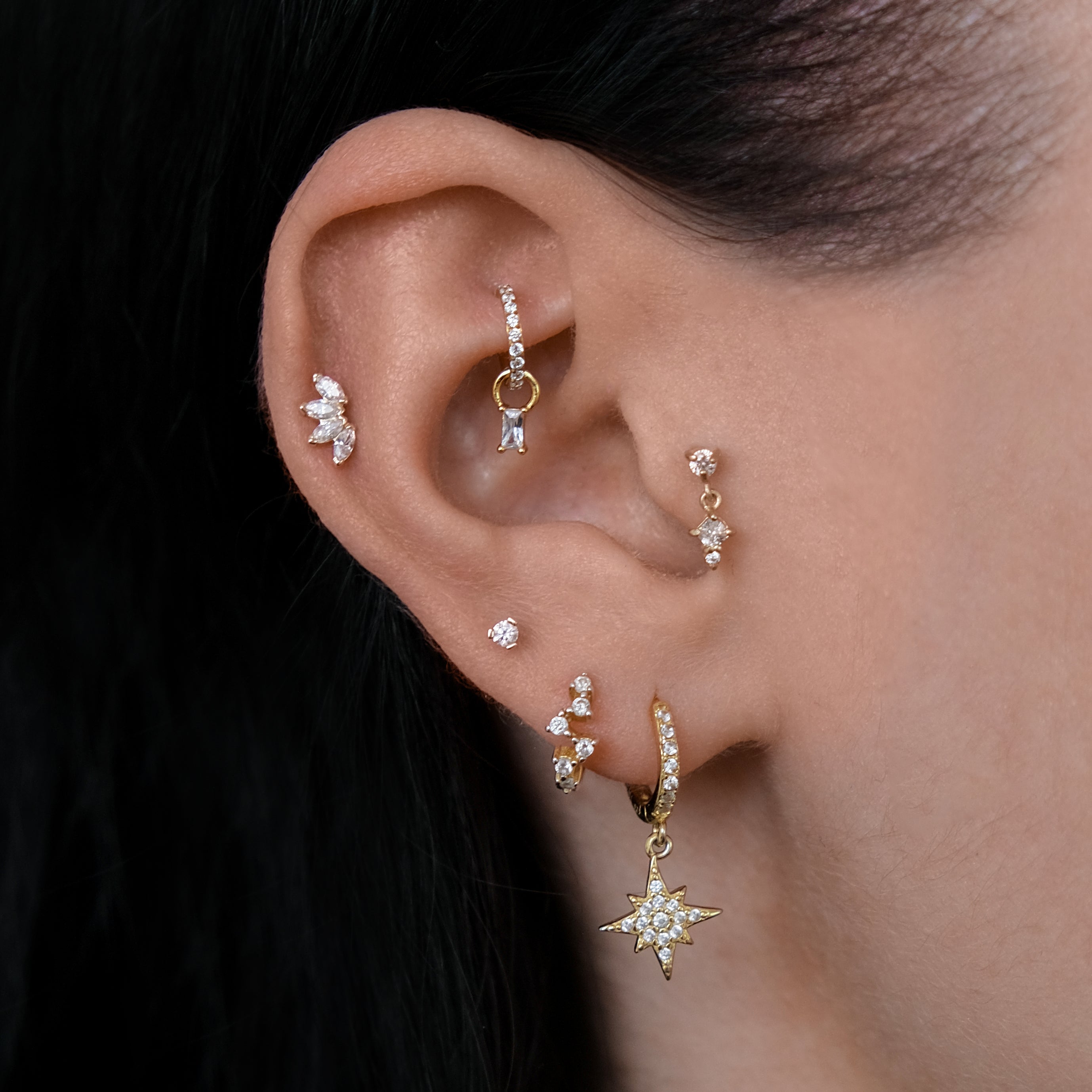 Swarovski on sale ear piercing