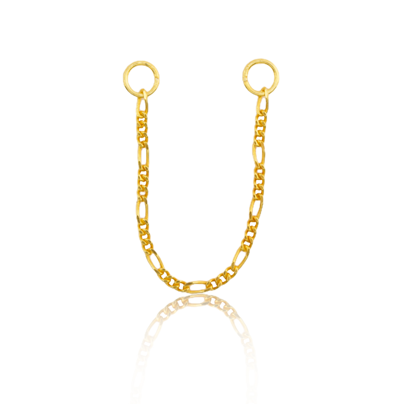 Figaro Earring Chain Connector Charm Sterling Silver